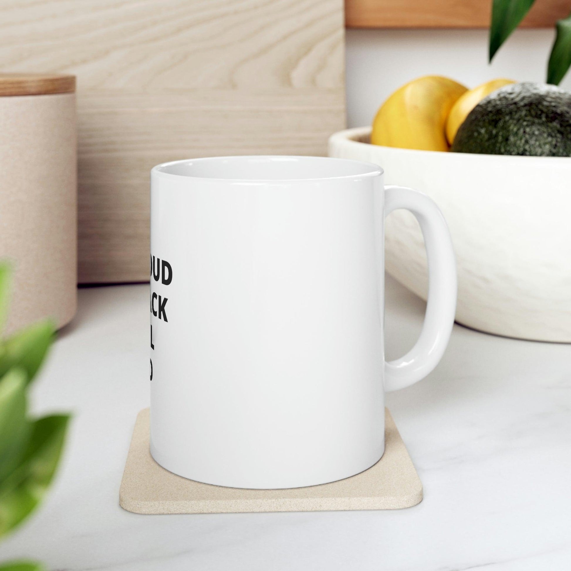 White | PBGD™ Signature White Ceramic Mug 11oz